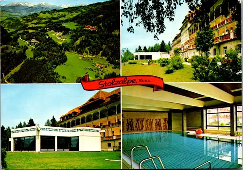 7567 - Steiermark - Stolzalpe , Sonderkrankenhaus , Hallenbad - gelaufen 1989