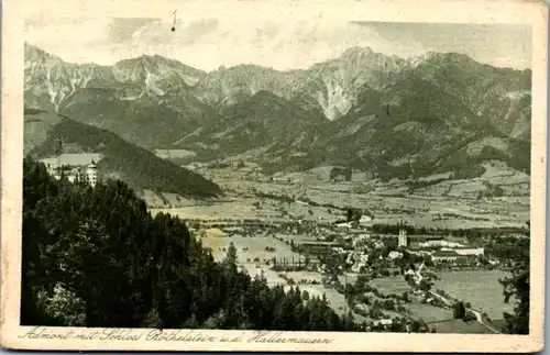 7572 - Steiermark - Admont mit Schloß Röthelstein , Haller Mauern , Hallermauern - gelaufen 1922