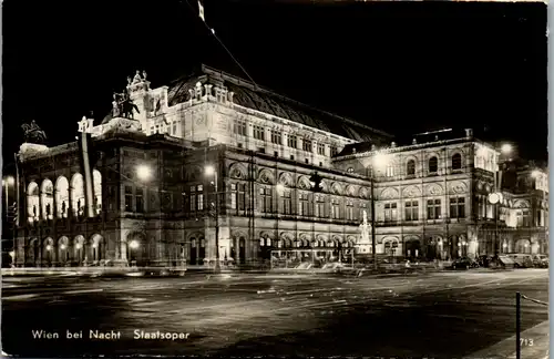 7598 - Wien - Wien bei Nacht , Staatsoper - nicht gelaufen