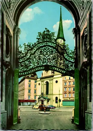 7608 - Wien - Michaelerplatz , Burgtor - gelaufen 1971