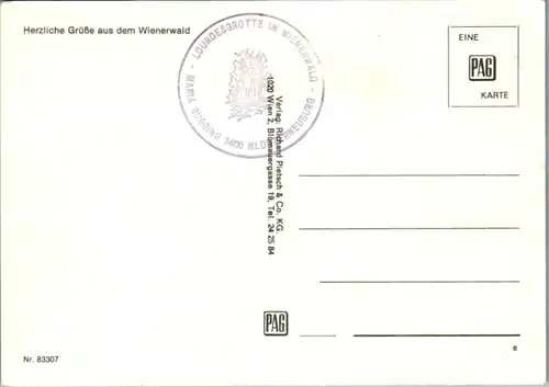 7612 - Wien - Wienerwald , Burg Greifenstein , Laxenburg , Burg Lichtenstein , Mehrbildkarte - nicht gelaufen