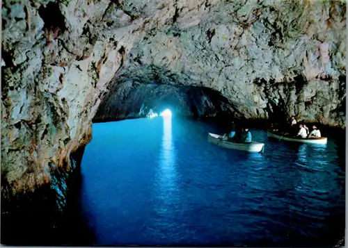 7623 - Italien - Capri , Grotta Azzurra , Blaue Grotte - gelaufen 1988