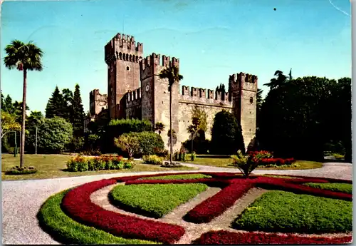 7676 - Italien - Lago di Garda , Gardasee , Castello Scaligero - gelaufen 1965