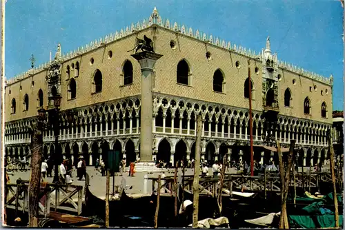 7684 - Italien - Venezia , La Piazzetta il Palazzo Ducale - gelaufen 1969