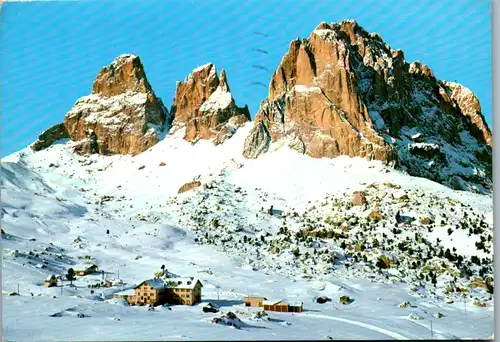 7699 - Italien - Passo Sella , Rifugio , Sassolungo - nicht gelaufen 1982