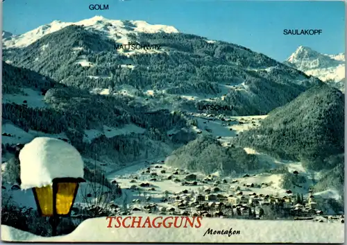 7722 - Vorarlberg - Tschagguns , Montafon , Golm , Saulakopf , Mattschwitz - gelaufen 1984