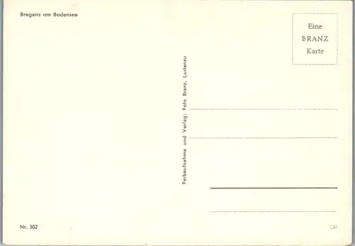 7732 - Vorarlberg - Bregenz am Bodensee , Panorama - nicht gelaufen