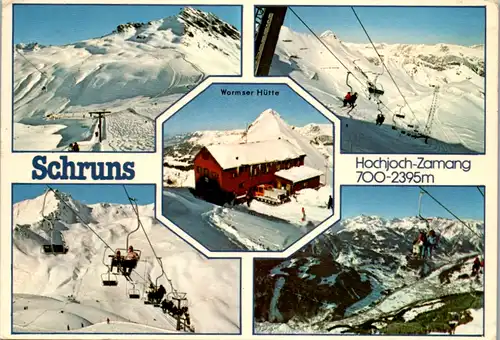 7738 - Vorarlberg - Schruns im Montafon , Hochjochbahn , Zamang , Wormser Hütte , Sessellift - gelaufen