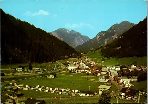 7740 - Vorarlberg - Klösterle an der Arlbergstraße , Panorama - gelaufen 1972