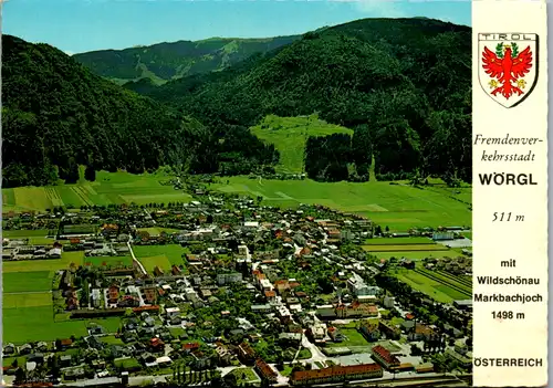 7745 - Tirol - Wörgl im Inntal , Hennersberg , Wildschönau , Markbachjoch , Panorama - gelaufen