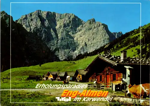 7760 - Tirol - Hinterriss , Eng Almen , Karwendel , Ahornboden - gelaufen 1991