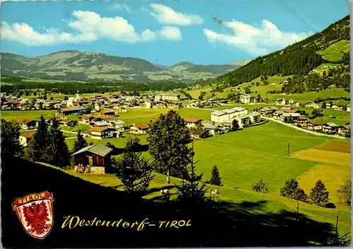 7786 - Tirol - Westendorf im Brixental , Panorama - gelaufen 1977