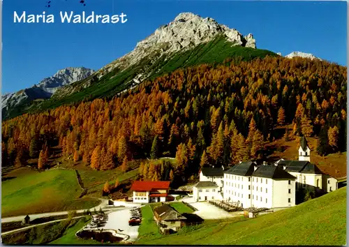 7793 - Tirol - Matrei am Brenner , Wallfahrtskirche Maria Waldrast - gelaufen 1984