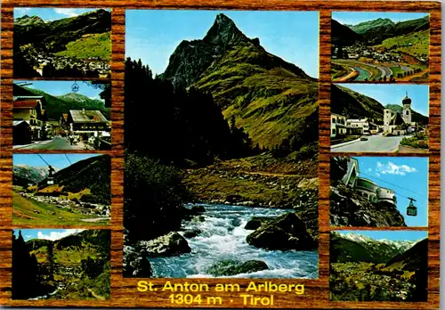 7795 - Tirol - St. Anton am Arlberg , Mehrbildkarte - gelaufen 1990