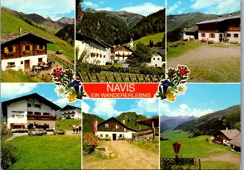 7807 - Tirol - Navis , Peer Alm , Stöckl Alm , Naviser Hütte , Klamm , Polten , Mehrbildkarte - nicht gelaufen