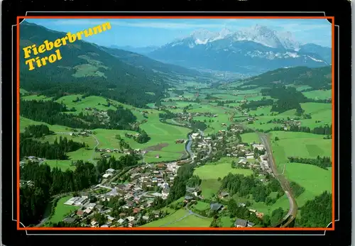 7812 - Tirol - Fieberbrunn , Ortsteil Rosenegg gegen wilden Kaiser - nicht gelaufen