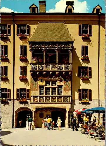 7814 - Tirol - Innsbruck , Goldenes Dachl - gelaufen 1976