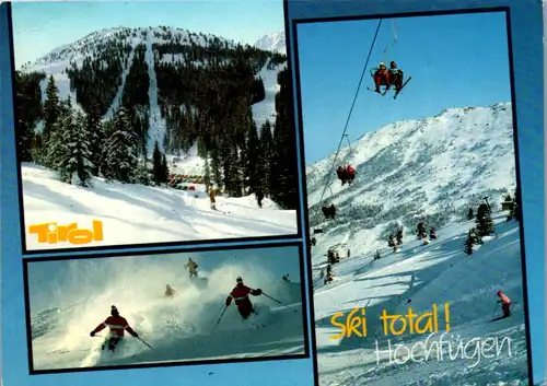 7826 - Tirol - Schiparadies Hochfügen , Zillertal - gelaufen 1986