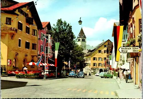 7829 - Tirol - Kitzbühel , Hauptstraße - gelaufen 1963