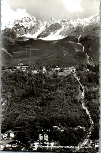 7832 - Tirol - Innsbruck , Hungerburgbahn mit Nordkette - gelaufen 1964