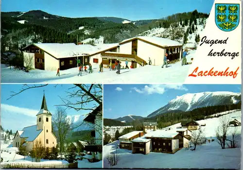 7834 - Niederösterreich - Lackenhof am Ötscher , Jugendherberge , Mehrbildkarte - gelaufen 1978