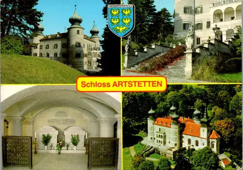 7874 - Niederösterreich - Artstetten , Schloß , Mehrbildkarte - nicht gelaufen