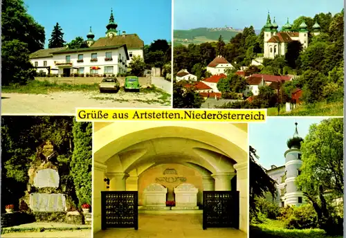 7877 - Niederösterreich - Artstetten , Schloß , Mariua Taferl , Kriegerdenkmal , Grabmahl Franz Ferdinand - nicht gelaufen