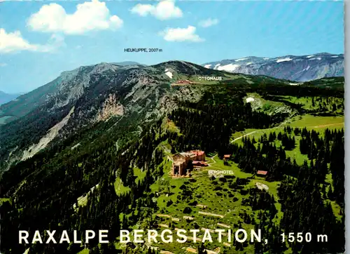 7879 - Niederösterreich - Raxalpe , Bergstation , Berghotel , Ottohaus , Heukuppe - gelaufen