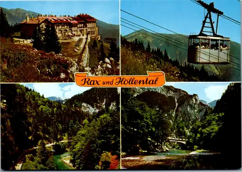 7880 - Niederösterreich - Rax und Höllental , Raxseilbahn , Schneeberg , Mehrbildkarte - nicht gelaufen