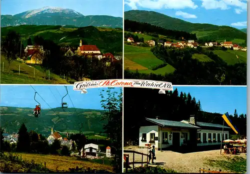 7881 - Niederösterreich - St. Corona am Wechsel , Wallfahrtsort , Schneeberg , Sonnwendstein , Sessellift , Kampstein - nicht gelaufen