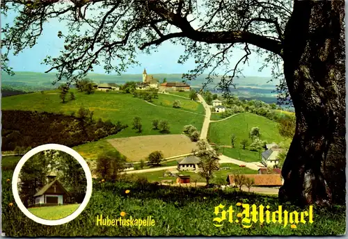 7888 - Niederösterreich - St. Michael , Hubertuskapelle , Panorama - gelaufen