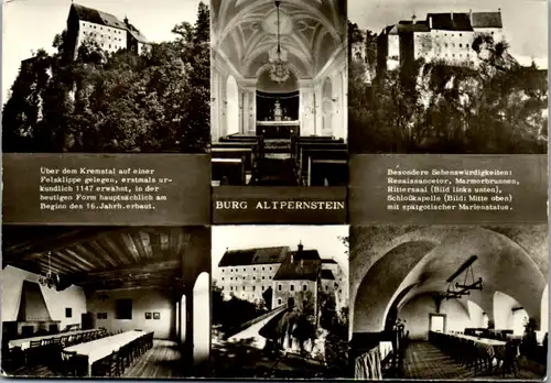 7897 - Oberösterreich - Micheldorf , Burg Altpernstein , Kremstal , Mehrbildkarte - gelaufen