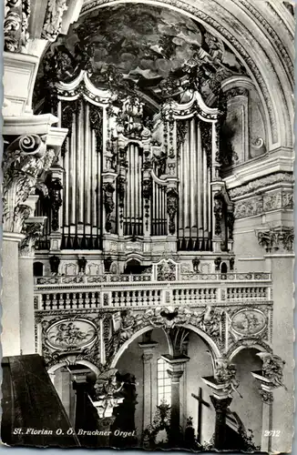 7907 - Oberösterreich - St. Florian , Bruckner Orgel - nicht gelaufen