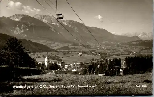 7908 - Oberösterreich - Windischgarsten , Sessellift zum Wurbauerkogel - gelaufen 1966