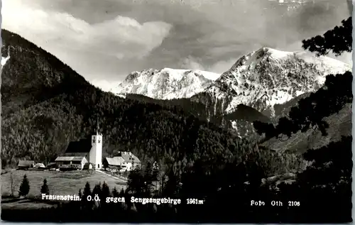 7914 - Oberösterreich - Frauenstein gegen Sengsengebirge - gelaufen 1972