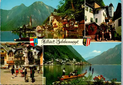 7943 - Oberösterreich - Hallstatt am Hallstättersee , Salzkammergut - nicht gelaufen