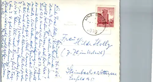 7946 - Oberösterreich - Grünau , Almsee - gelaufen 1968