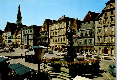 7957 - Oberösterreich - Steyr an der Enns , Stadtplatz - nicht gelaufen