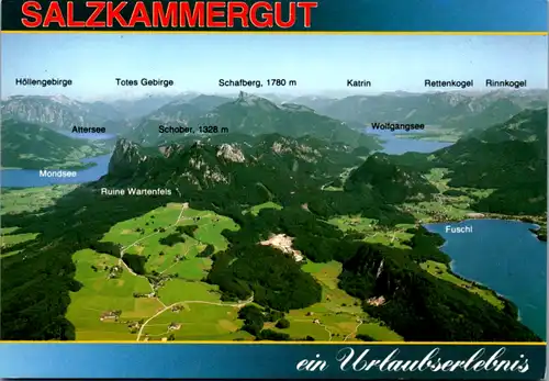 7962 - Oberösterreich - Salzkammergut , Höllengebirge , Totes Gebirge , Schafberg , Katrin , Rettenkogel , Fuschl - gelaufen 1994