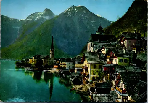 7965 - Oberösterreich - Hallstatt am Hallstättersee , Salzkammergut - nicht gelaufen