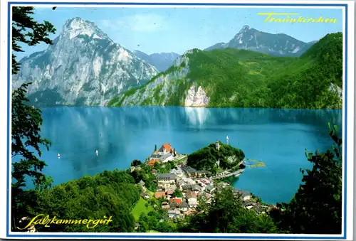 7974 - Oberösterreich - Traunkirchen , Traunsee , Panorama - nicht gelaufen