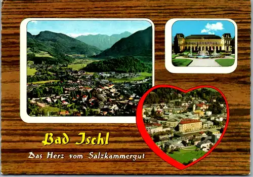 8003 - Oberösterreich - Bad Ischl , Salzkammergut , Mehrbildkarte - gelaufen 1988