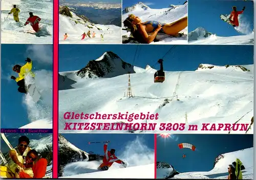 8010 - Salzburg - Kitzsteinhorn , Kaprun , Mehrbildkarte - gelaufen 1992