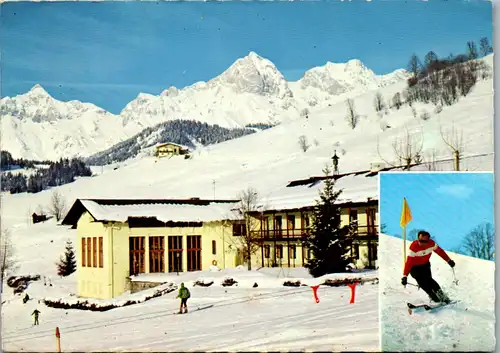 8017 - Salzburg - Hintermoos , Bundessportschule , Salzburger Land , Schlepplift - gelaufen