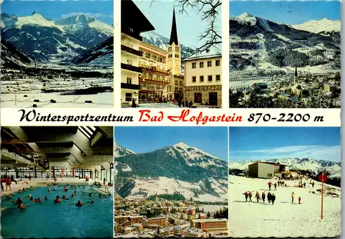 8042 - Salzburg - Bad Hofgastein , Mehrbildkarte - gelaufen 1975