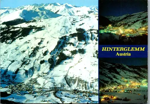 8047 - Salzburg - Hinterglemm mit Reiterkogel , Panorama - gelaufen