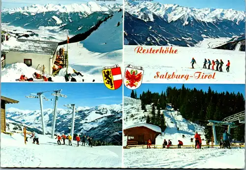 8048 - Salzburg - Mittersill Paß Thurn , Resterhöhe , Skischule , Moseralmlift - gelaufen 1984