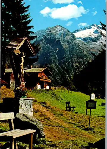 8056 - Salzburg - Bad Gastein , Luis Trenker Kreuz am Malerwinkel beim Hoteldorf Grüner Baum - nicht gelaufen