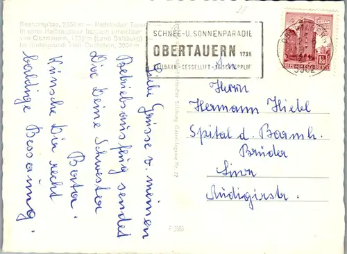 8060 - Salzburg - Obertauern , Seekarspitze , Radstätter Tauern , Hoher Dachstein - gelaufen 1971