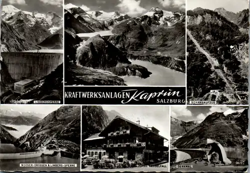 8073 - Salzburg - Kaprun , Kraftwerksanlagen , Limbergsperre , Hotel Kesselfall , Mooser Drossen & Limberg Sperre - nicht gelaufen